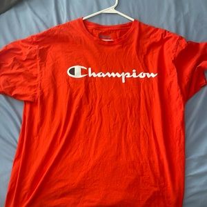 Orange champion tee